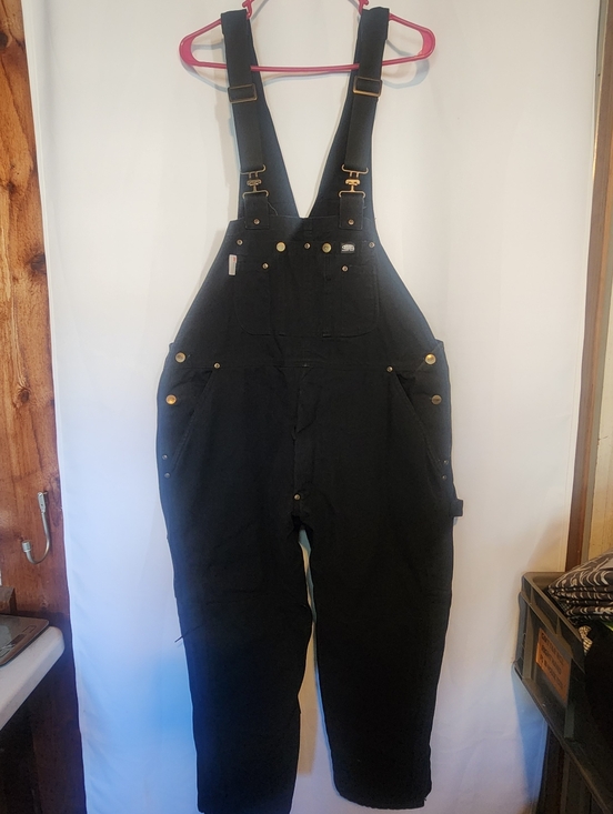 Rugged Wear Other - Rugged Wear Mens Insulated Winter Bib Overalls Black Sz Medium (G)